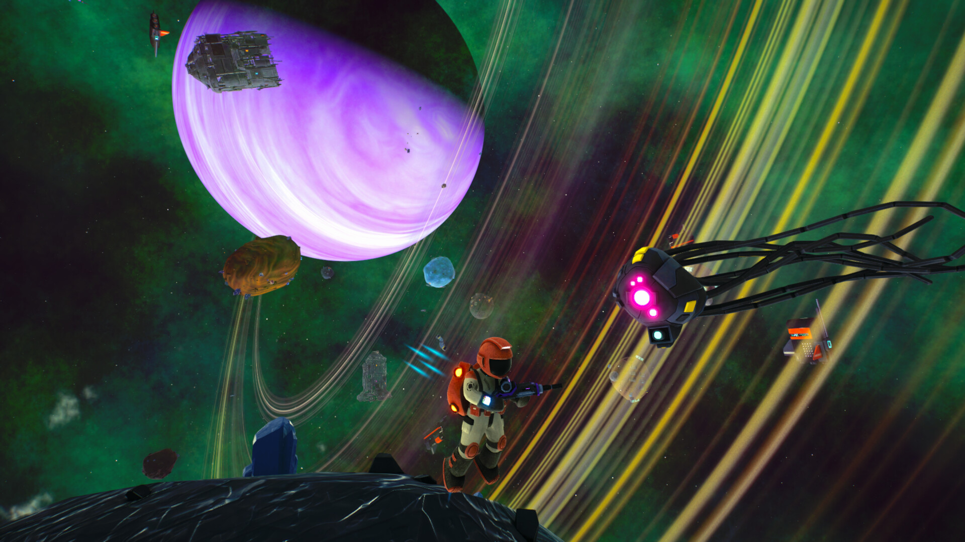 Скриншот: Space Trash Scavenger