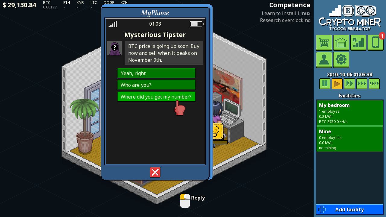 Скриншот: Crypto Miner Tycoon Simulator