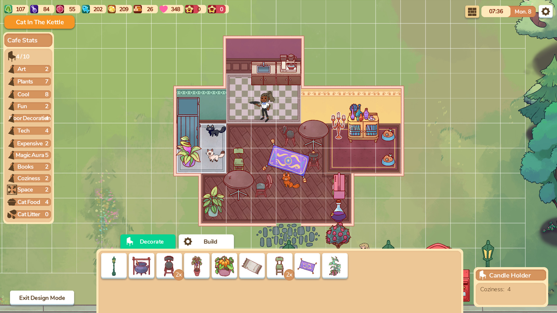 Скриншот: Cat Cafe Manager