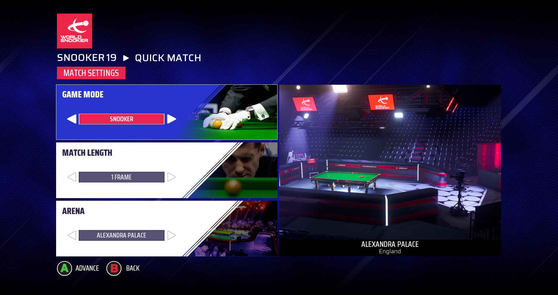 Скриншот: Snooker 19