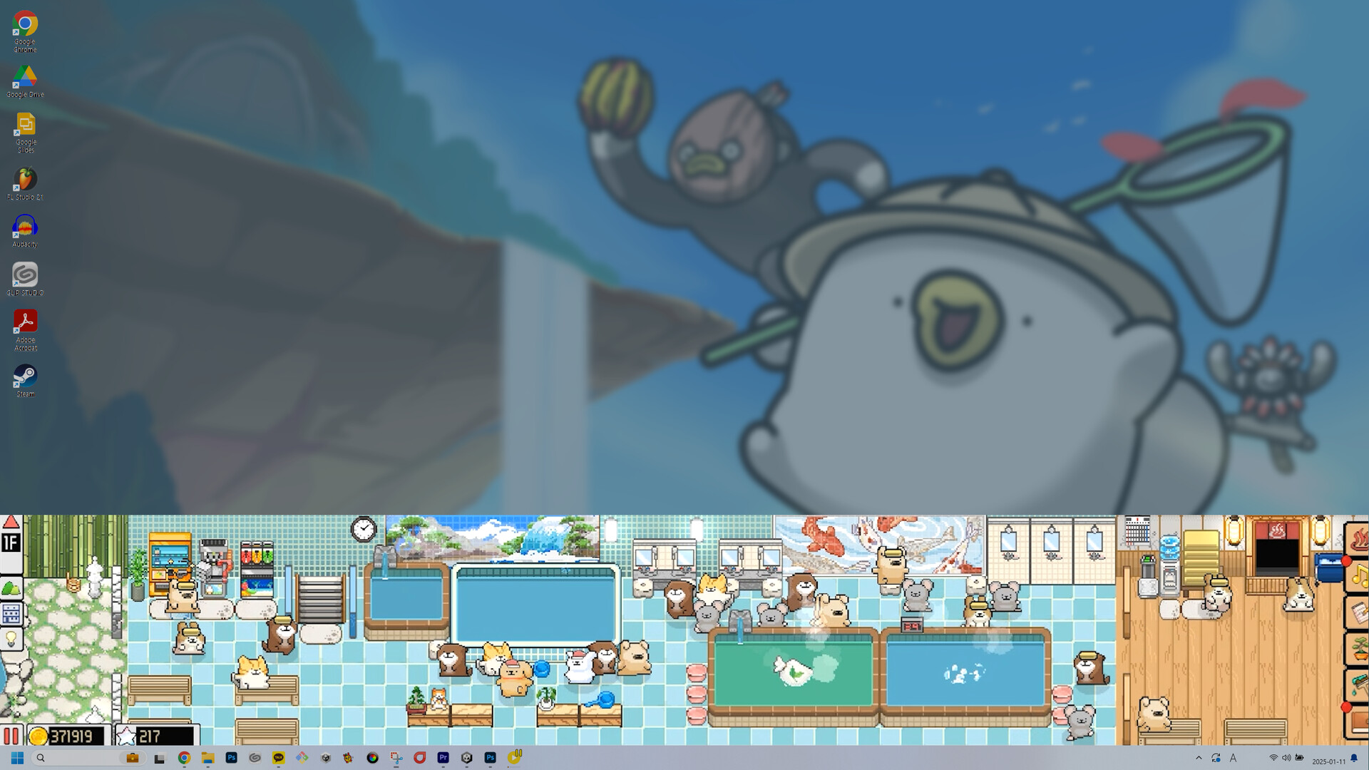 Скриншот: Maltese's Fluffy Onsen