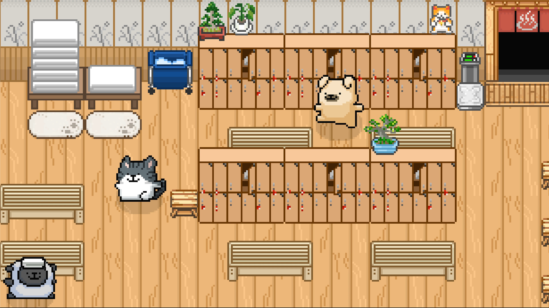 Скриншот: Maltese's Fluffy Onsen