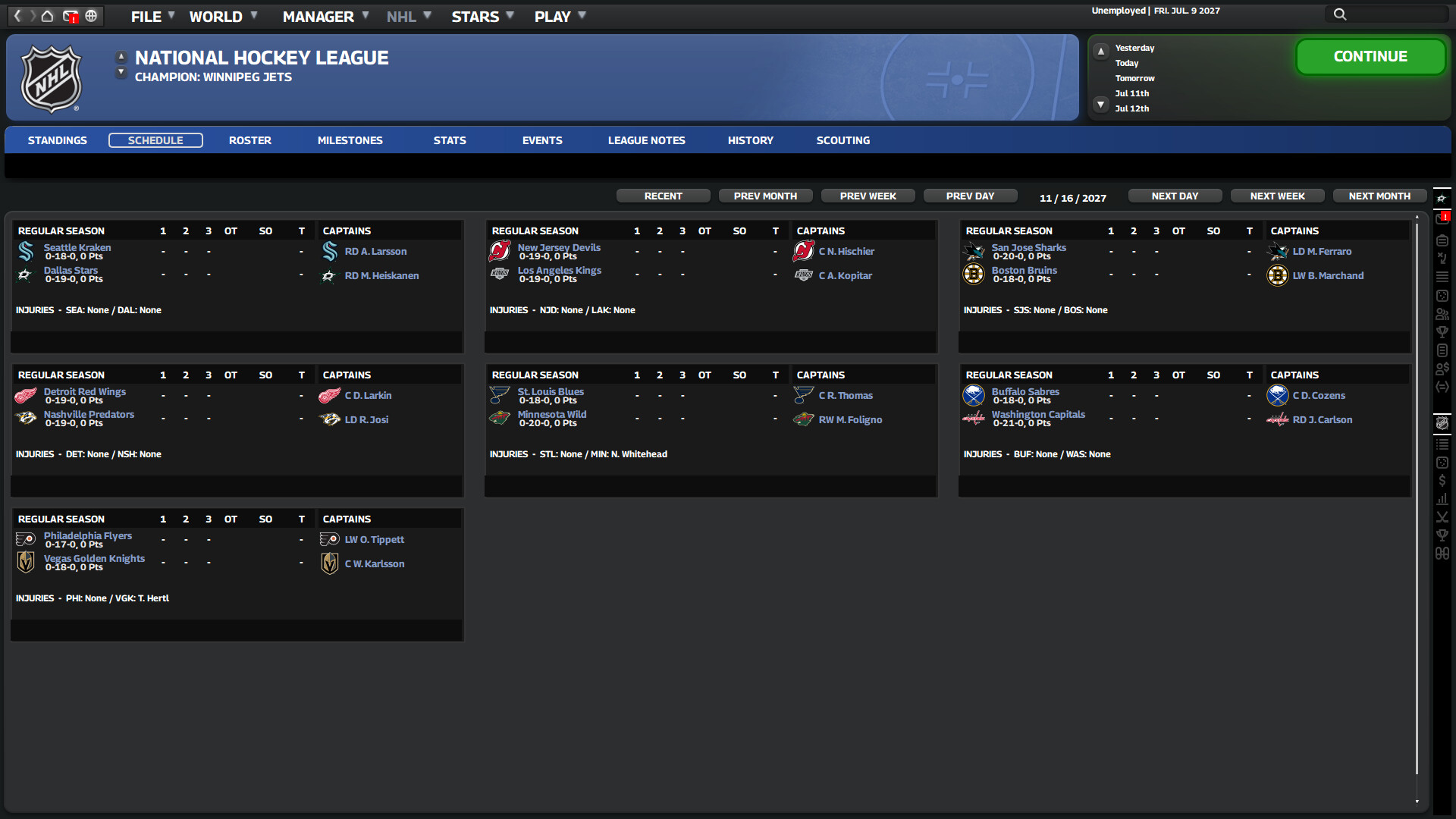 Скриншот: Franchise Hockey Manager 11