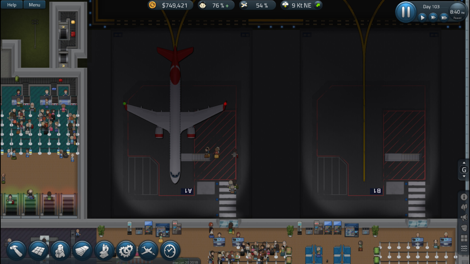Скриншот: SimAirport