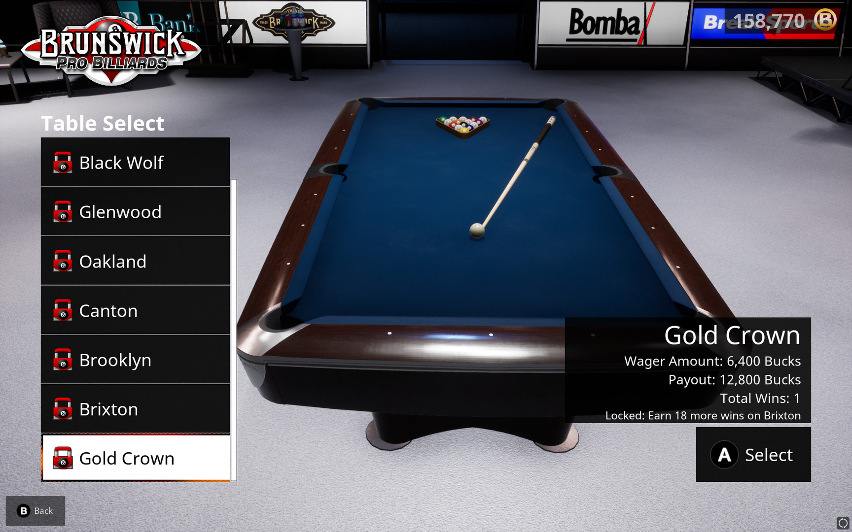 Скриншот: Brunswick Pro Billiards