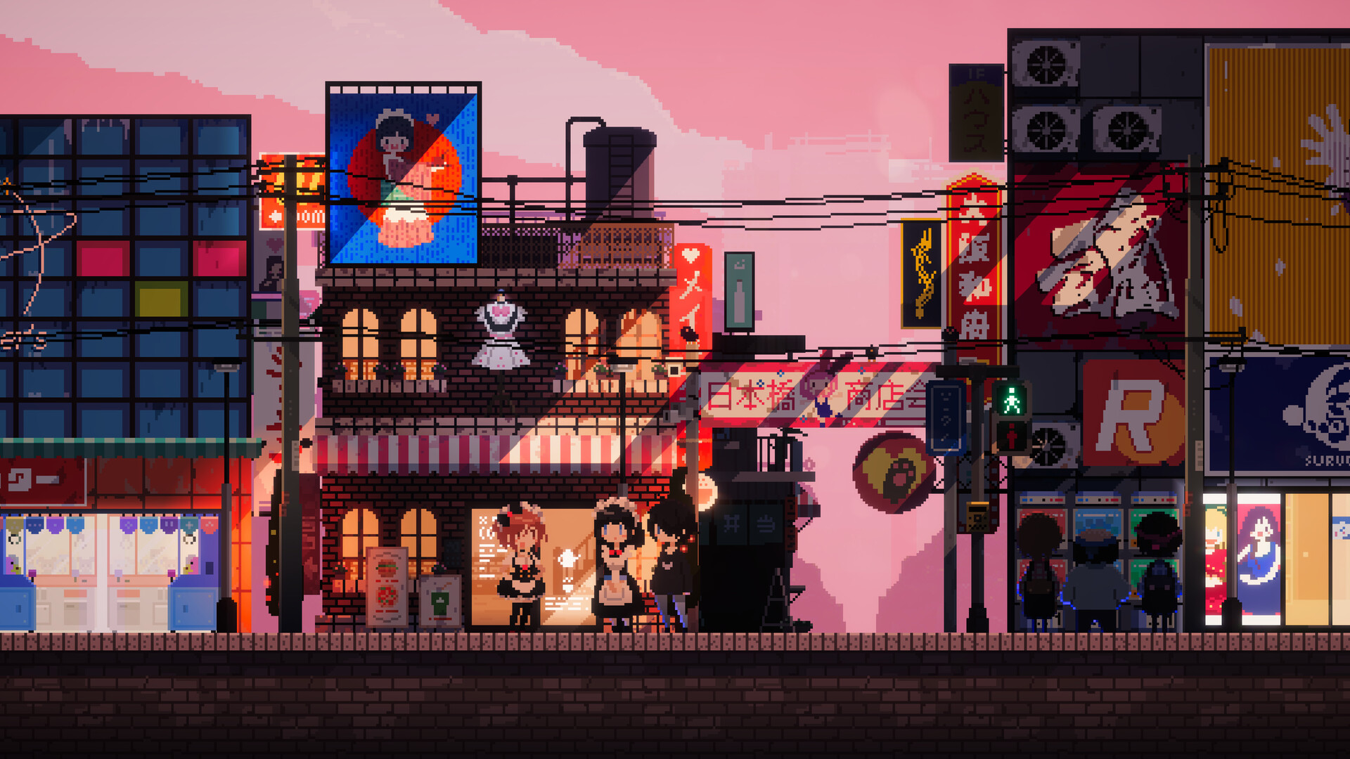 Скриншот: Maid Cafe on Electric Street