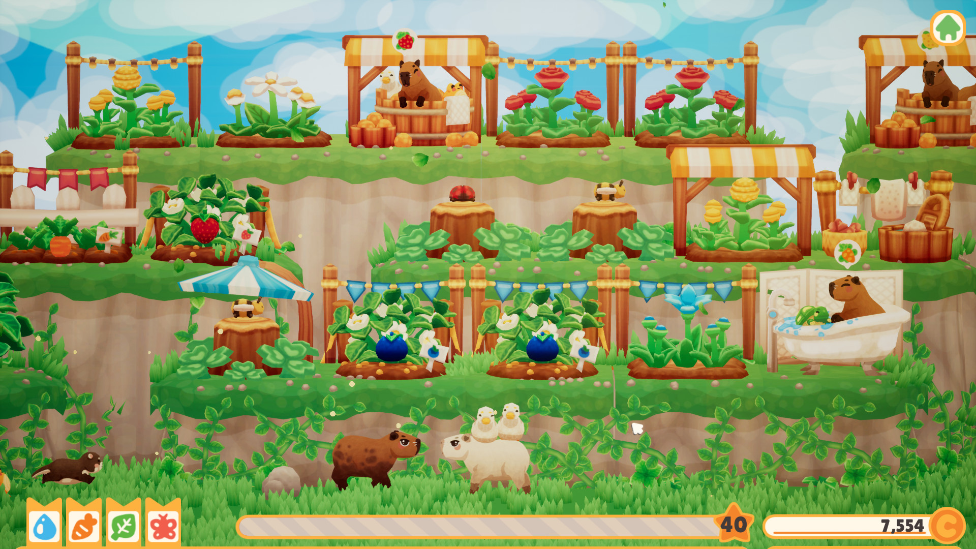 Скриншот: Capybara Spa