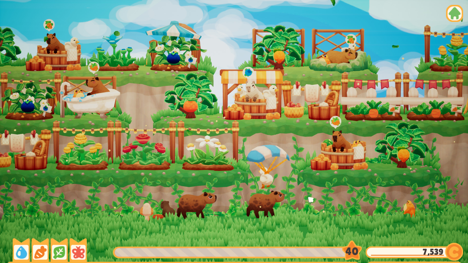 Скриншот: Capybara Spa