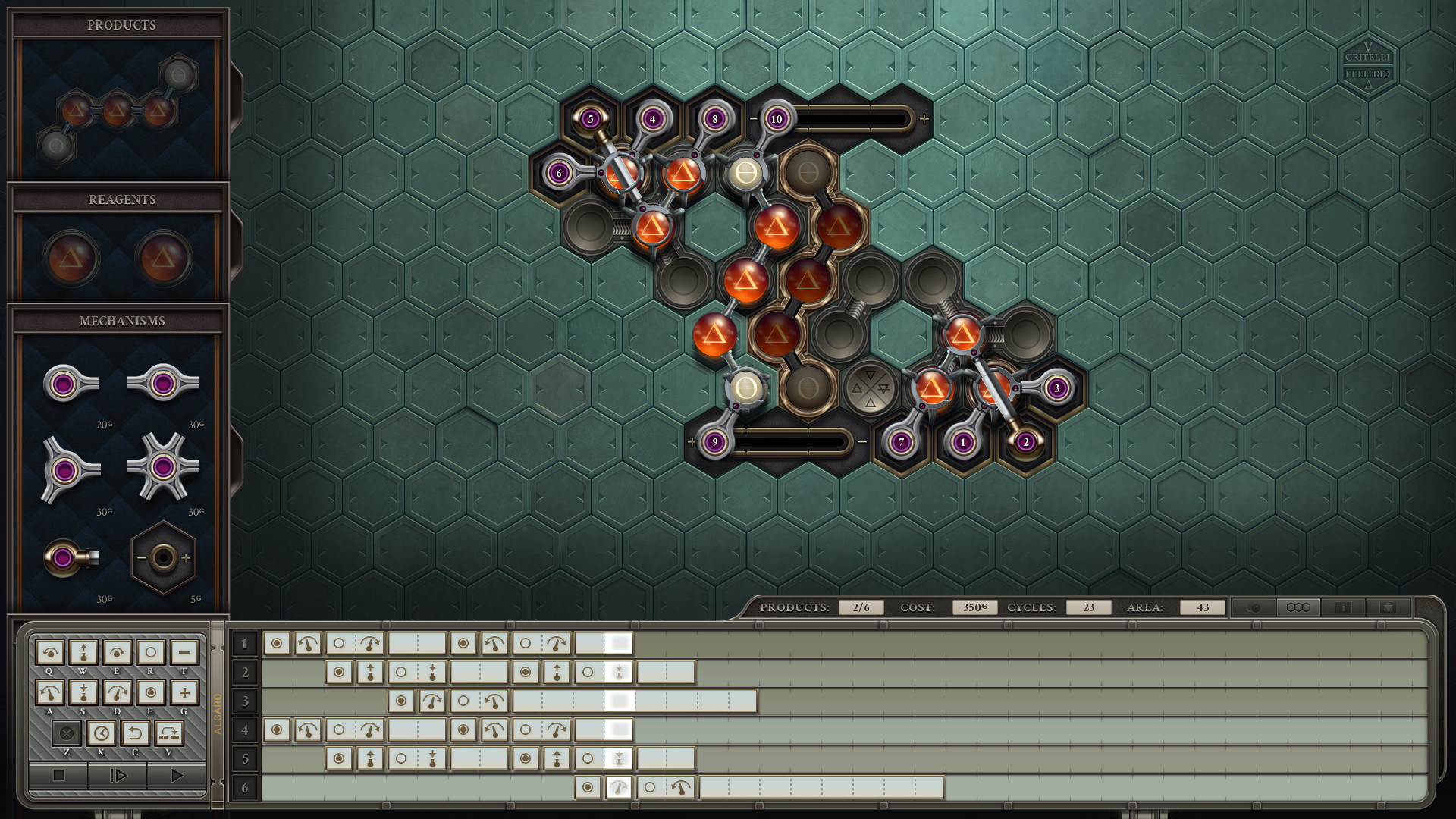 Скриншот: Opus Magnum