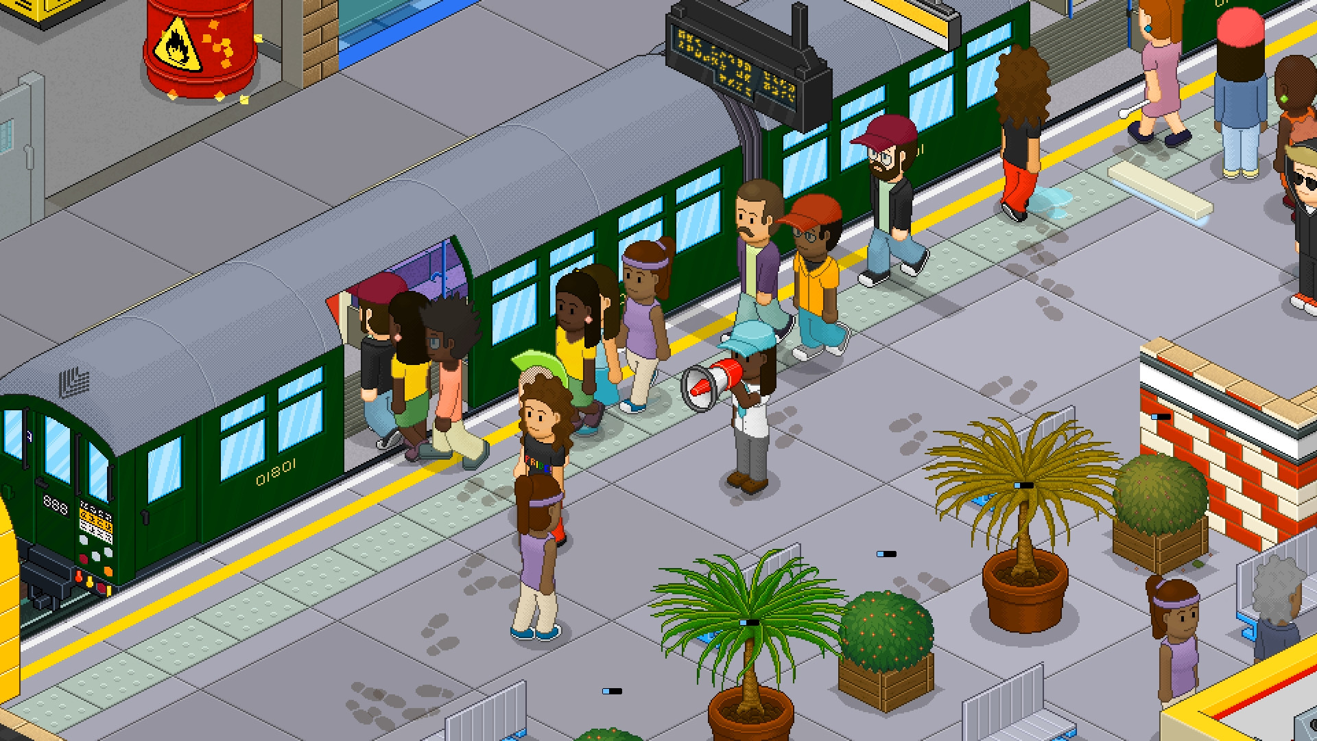 Скриншот: Overcrowd: A Commute 'Em Up