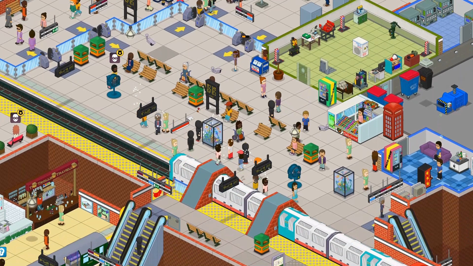 Скриншот: Overcrowd: A Commute 'Em Up