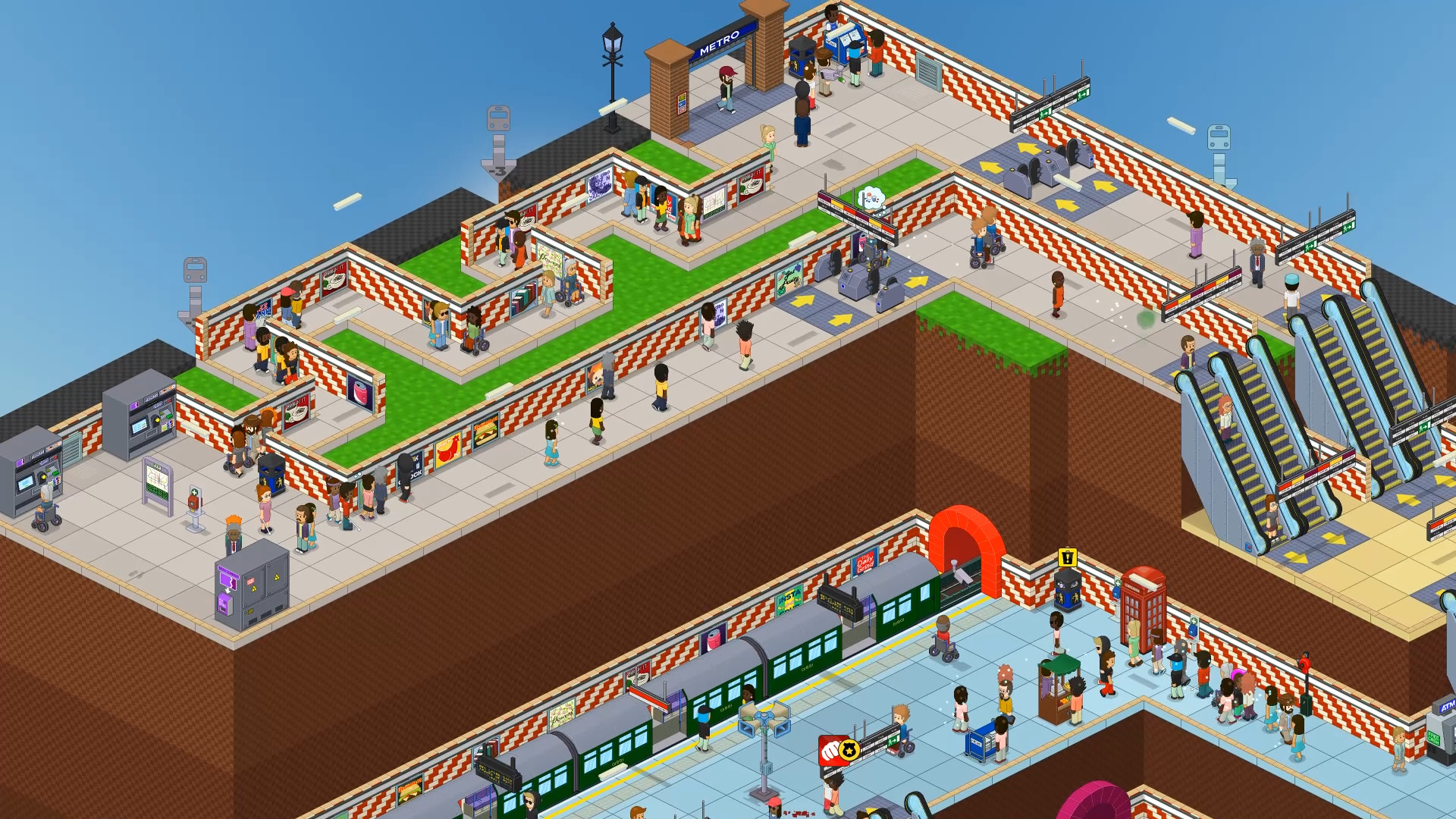 Скриншот: Overcrowd: A Commute 'Em Up