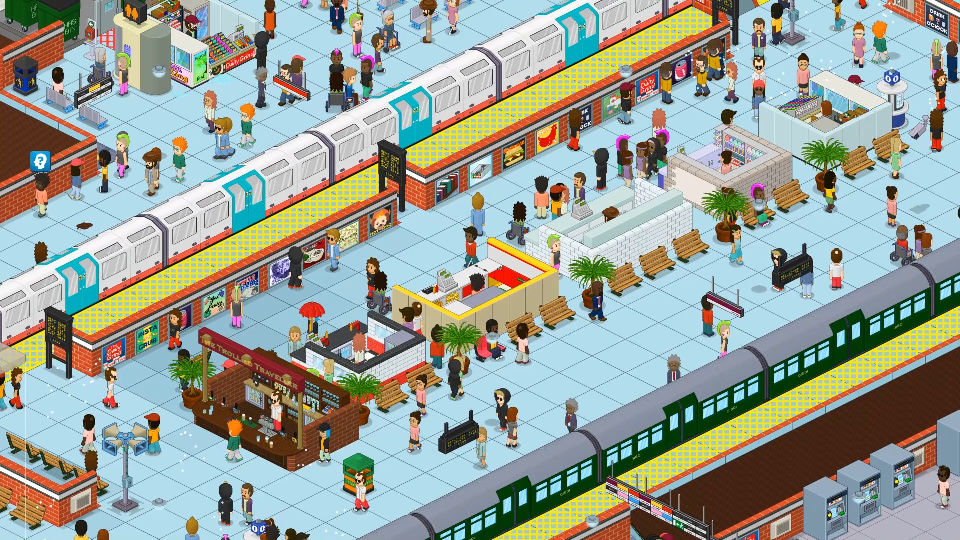 Скриншот: Overcrowd: A Commute 'Em Up
