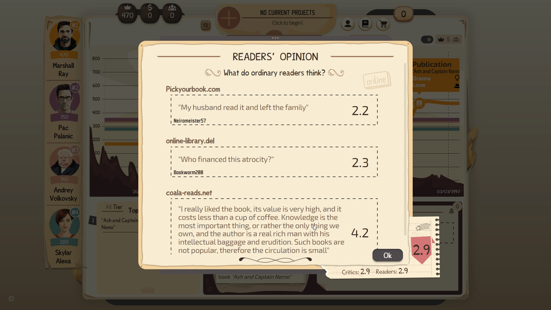 Скриншот: Writer's Rush