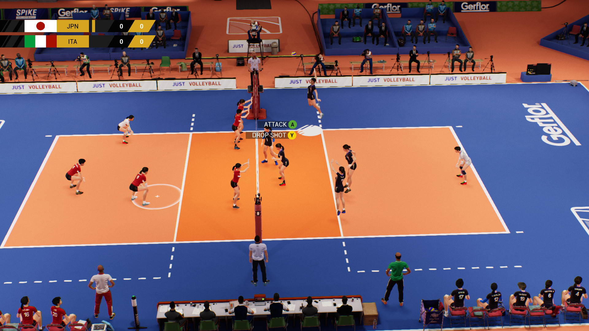 Скриншот: Spike Volleyball
