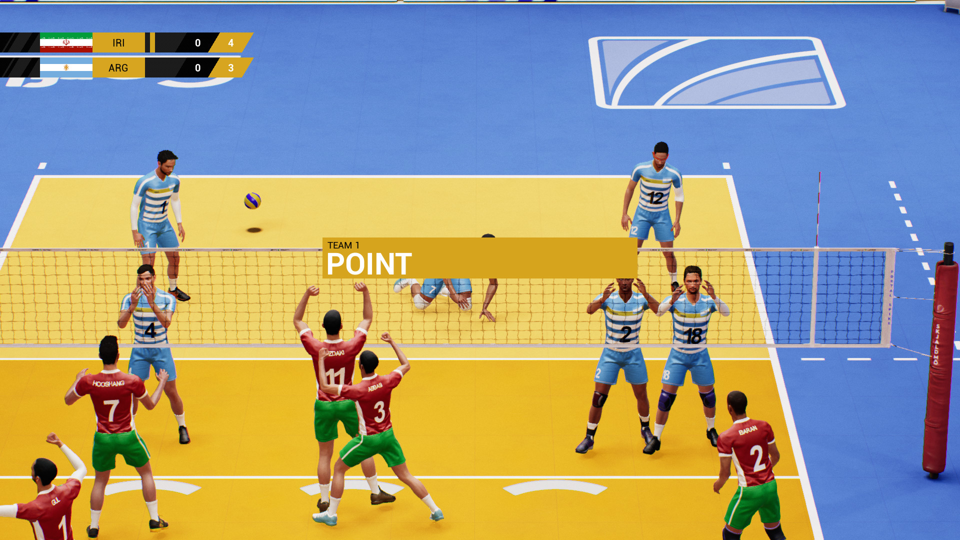 Скриншот: Spike Volleyball