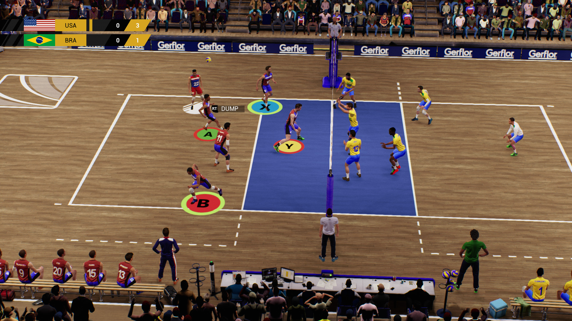 Скриншот: Spike Volleyball