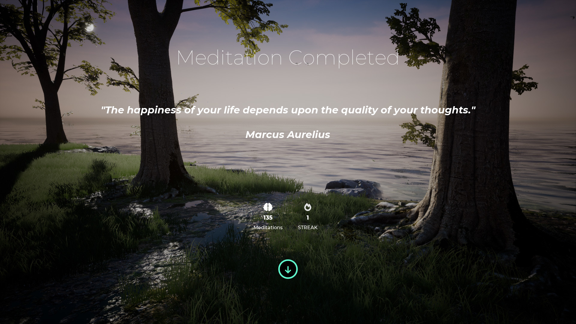Скриншот: PLAYNE : The Meditation Game