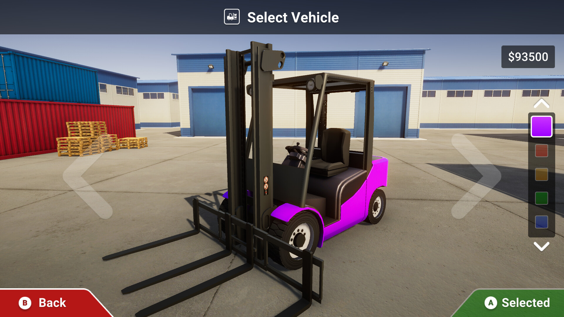 Скриншот: Forklift Simulator 2023
