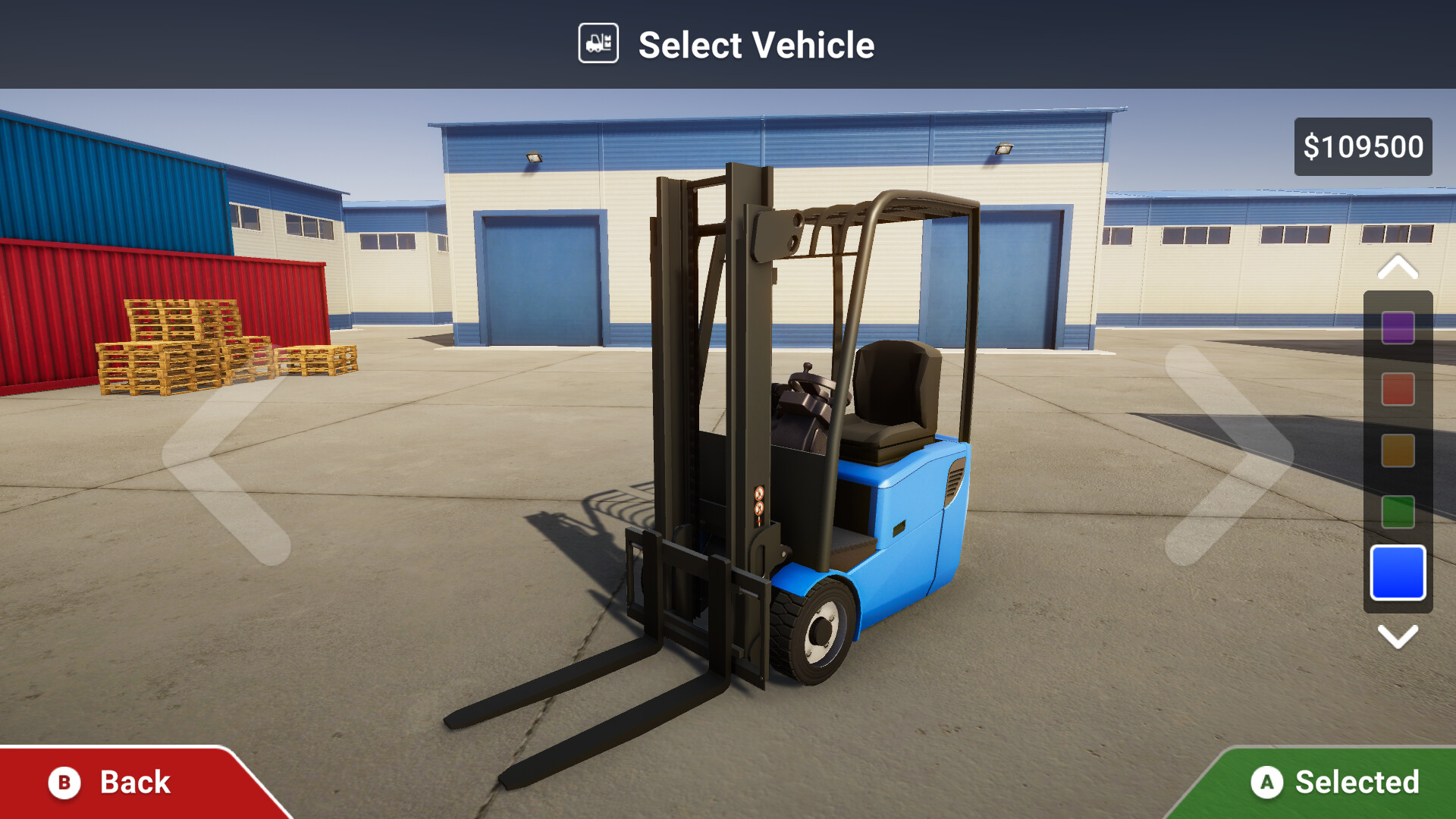 Скриншот: Forklift Simulator 2023