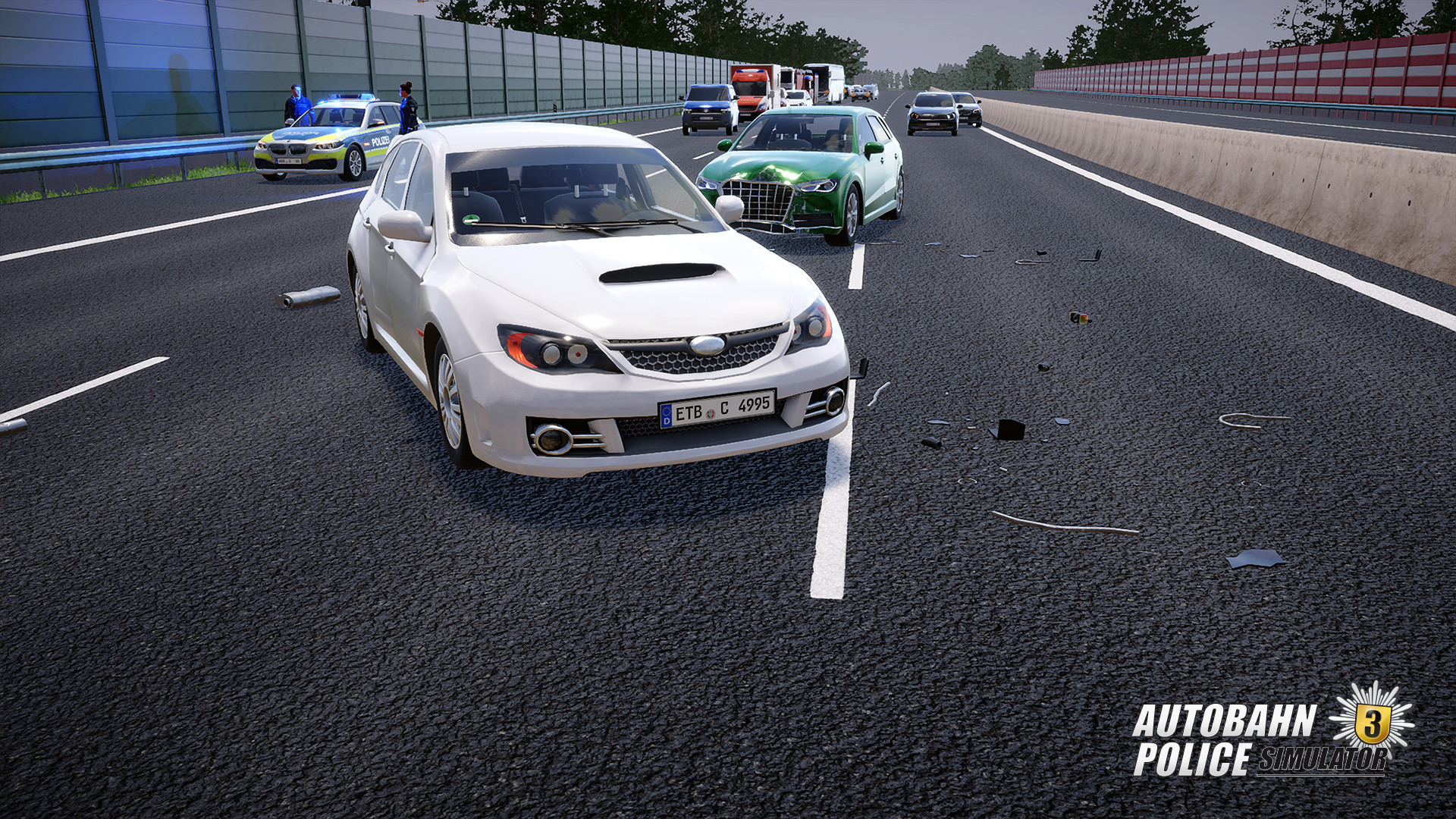 Скриншот: Autobahn Police Simulator 3