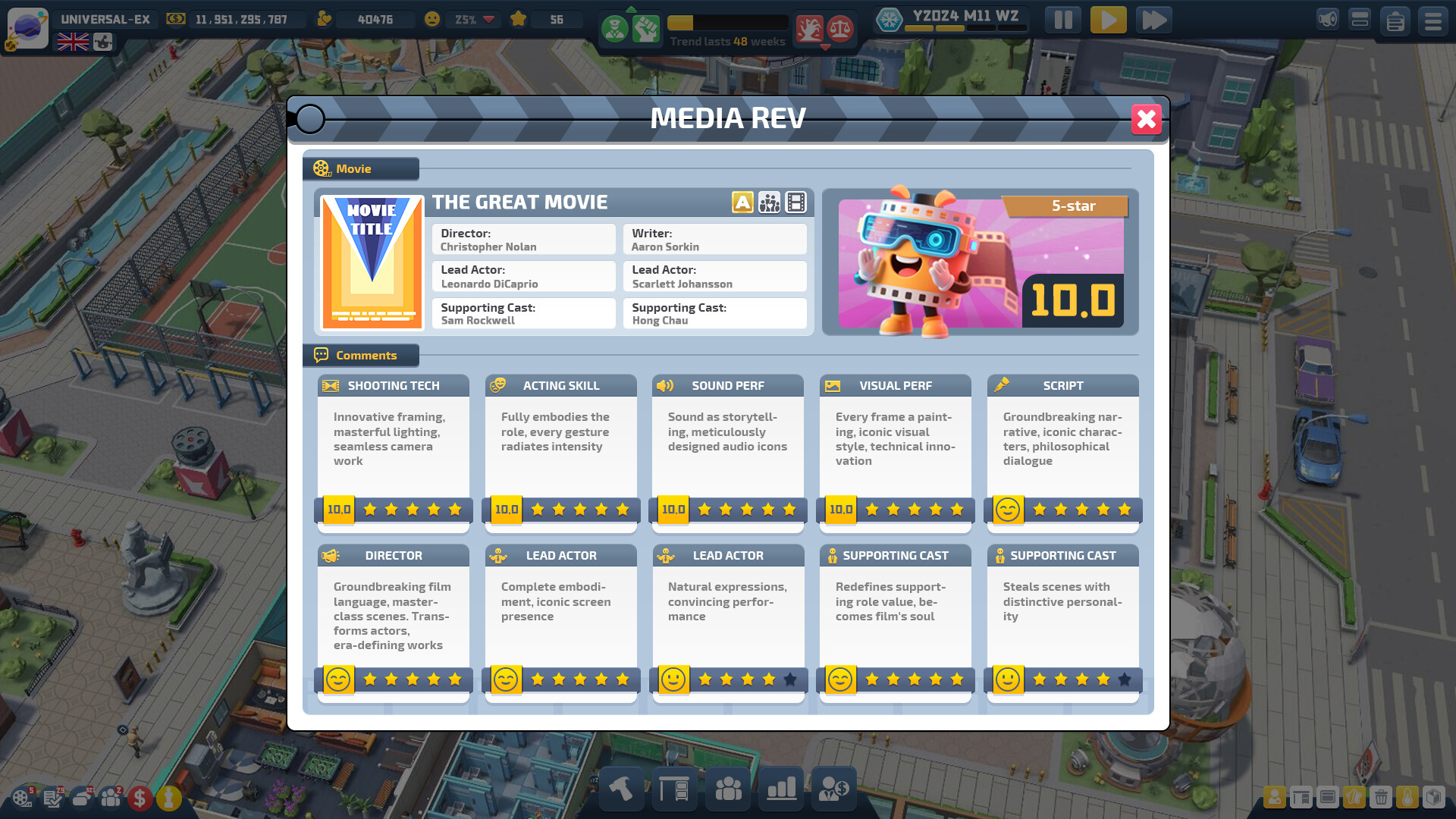 Скриншот: Super Movie Tycoon