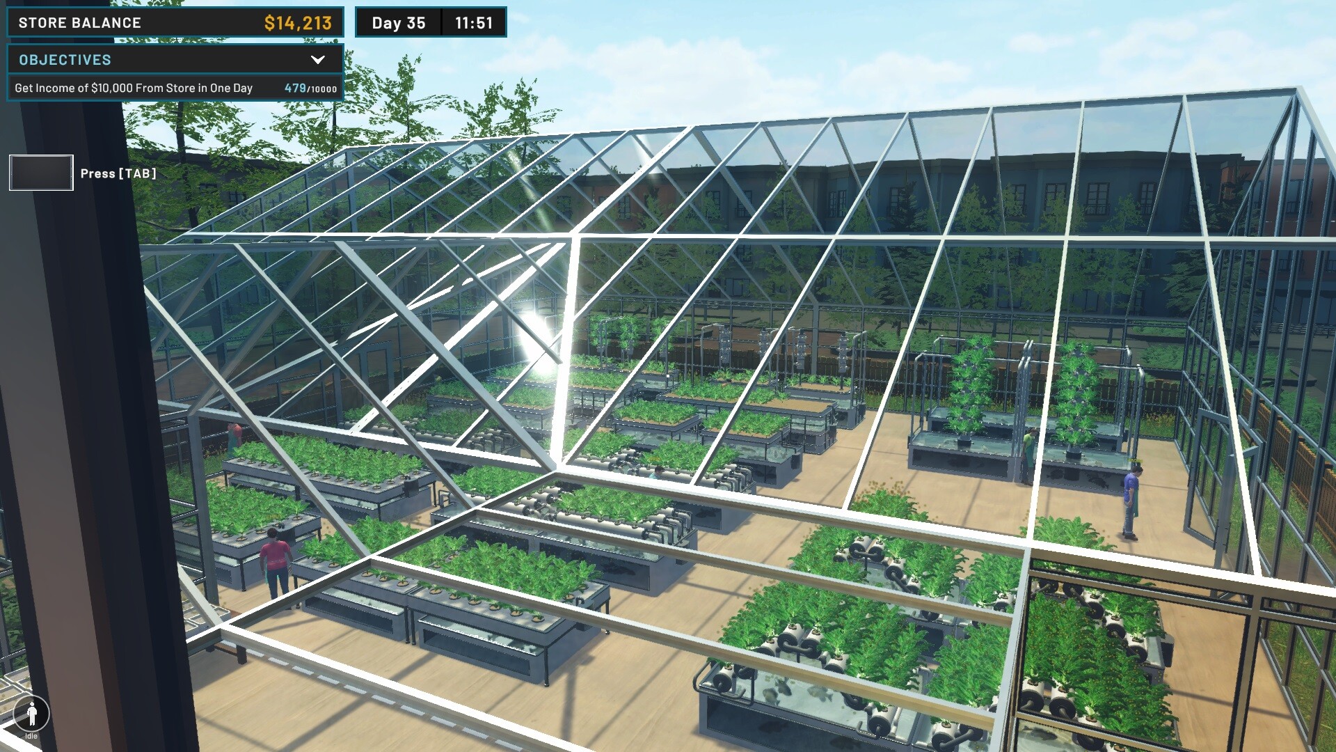 Скриншот: Hydroponics Farm & Store Simulator