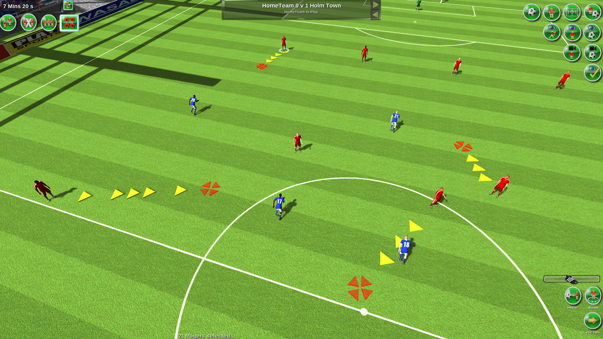 Скриншот: Tactical Soccer The New Season