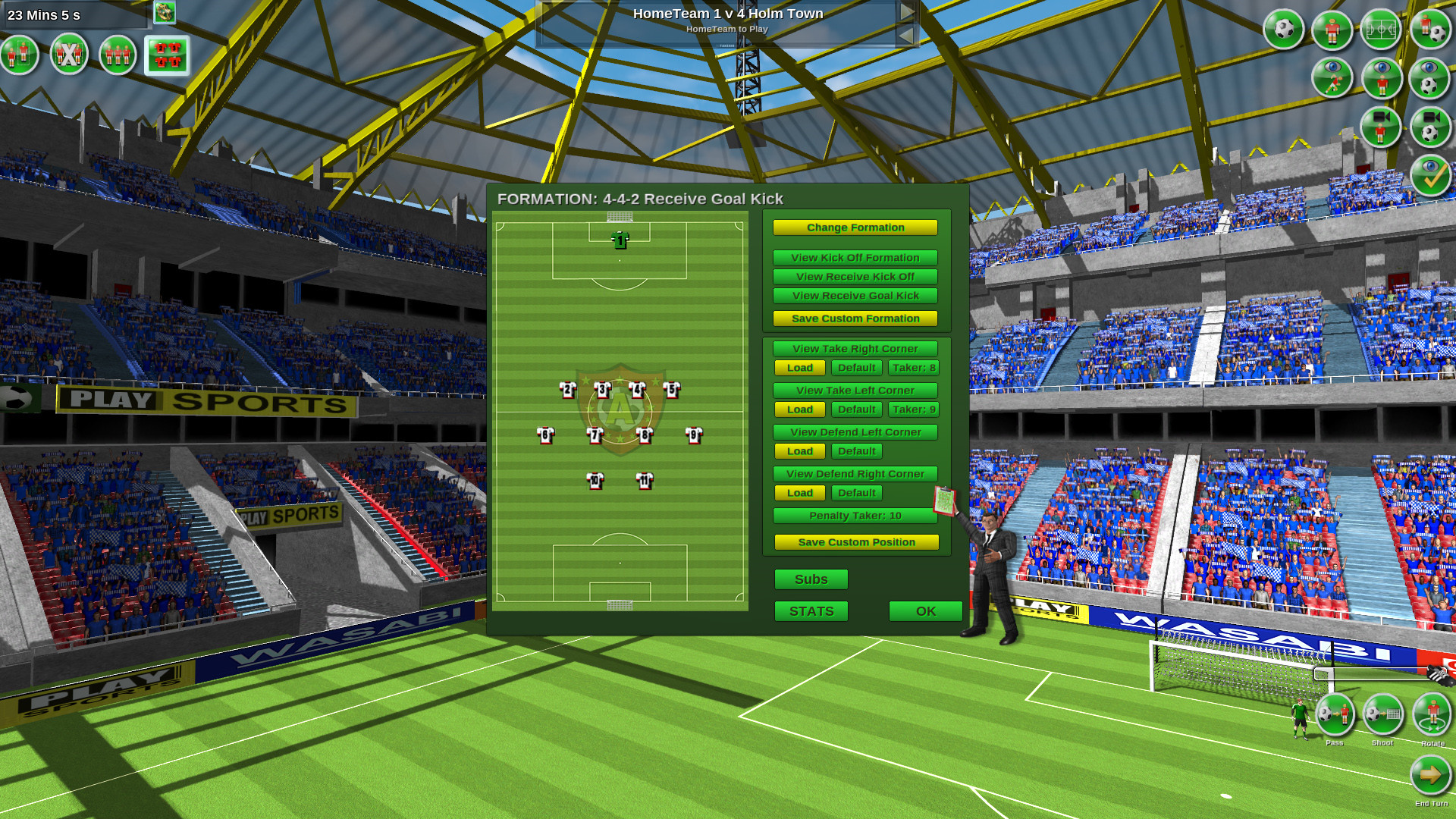 Скриншот: Tactical Soccer The New Season