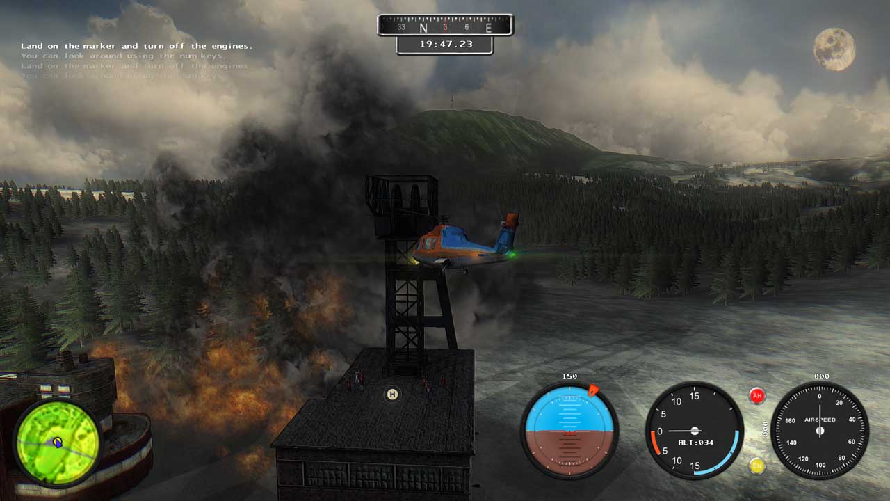 Скриншот: Helicopter Simulator 2014: Search and Rescue Demo