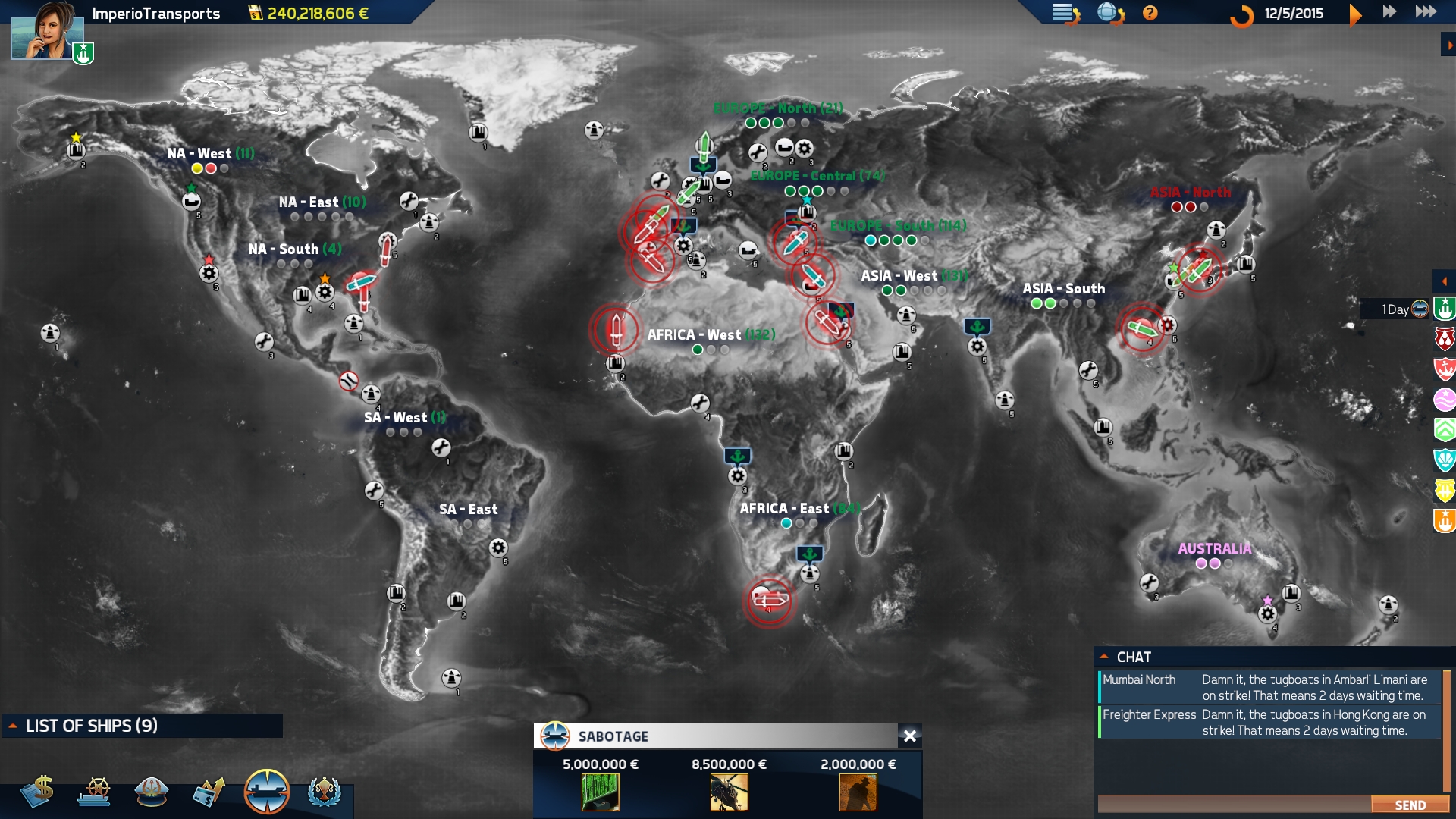 Скриншот: TransOcean 2: Rivals