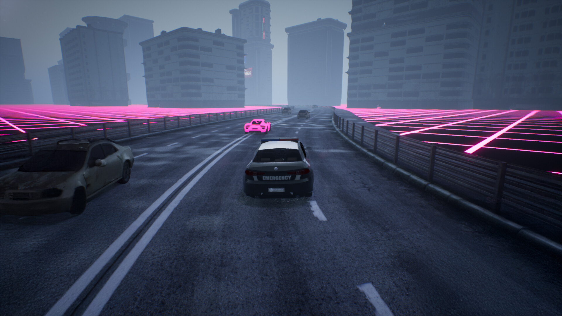 Скриншот: Synthwave Burnout