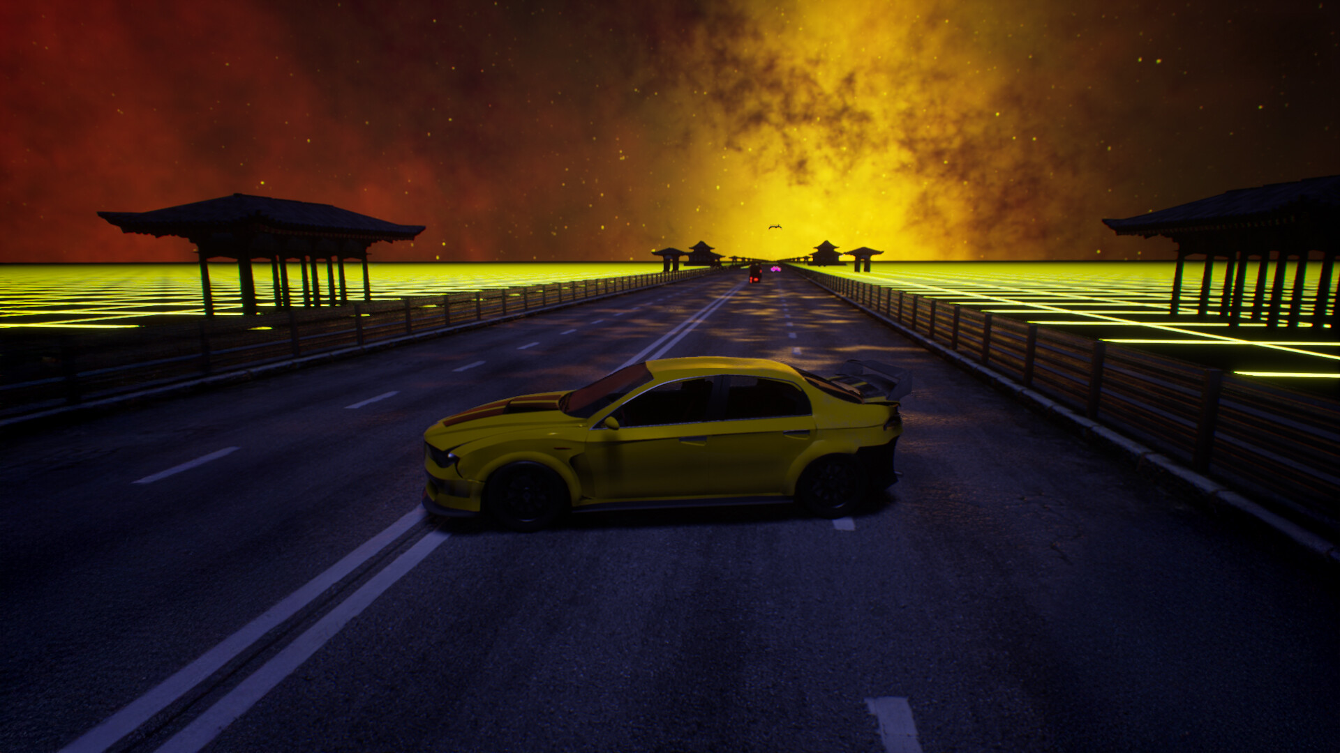 Скриншот: Synthwave Burnout