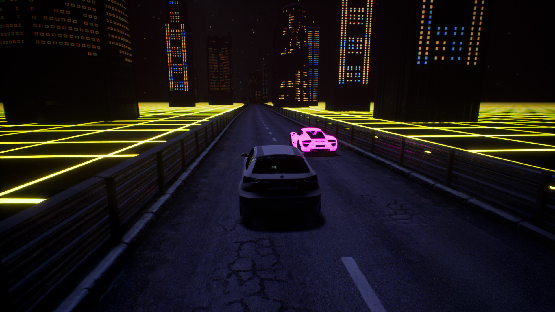 Скриншот: Synthwave Burnout