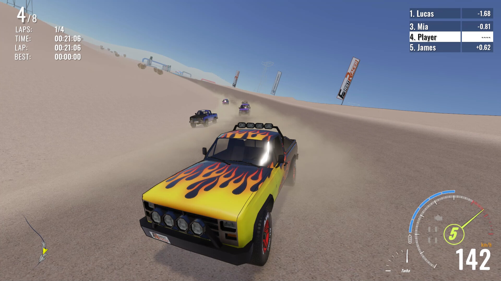 Скриншот: First Racer