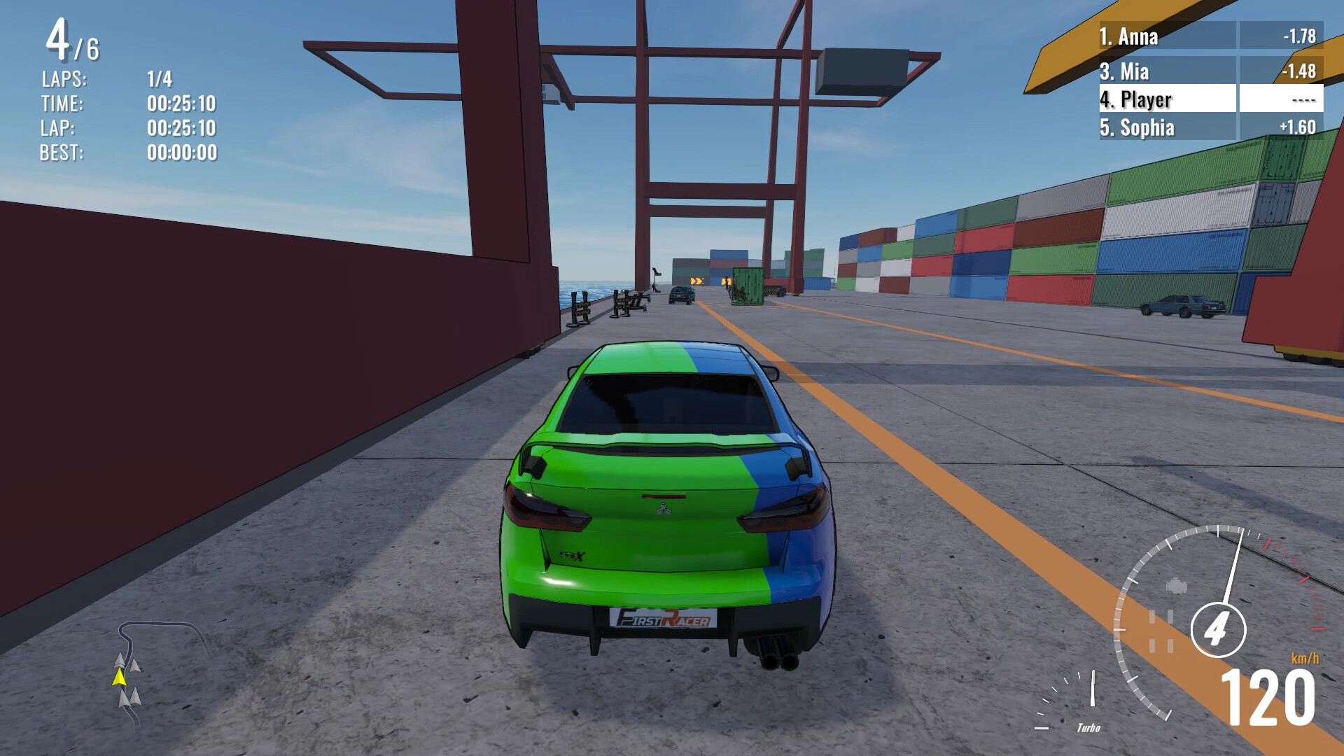 Скриншот: First Racer