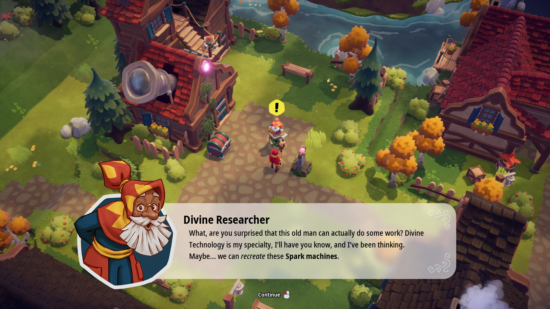 Скриншот: Oddsparks: An Automation Adventure