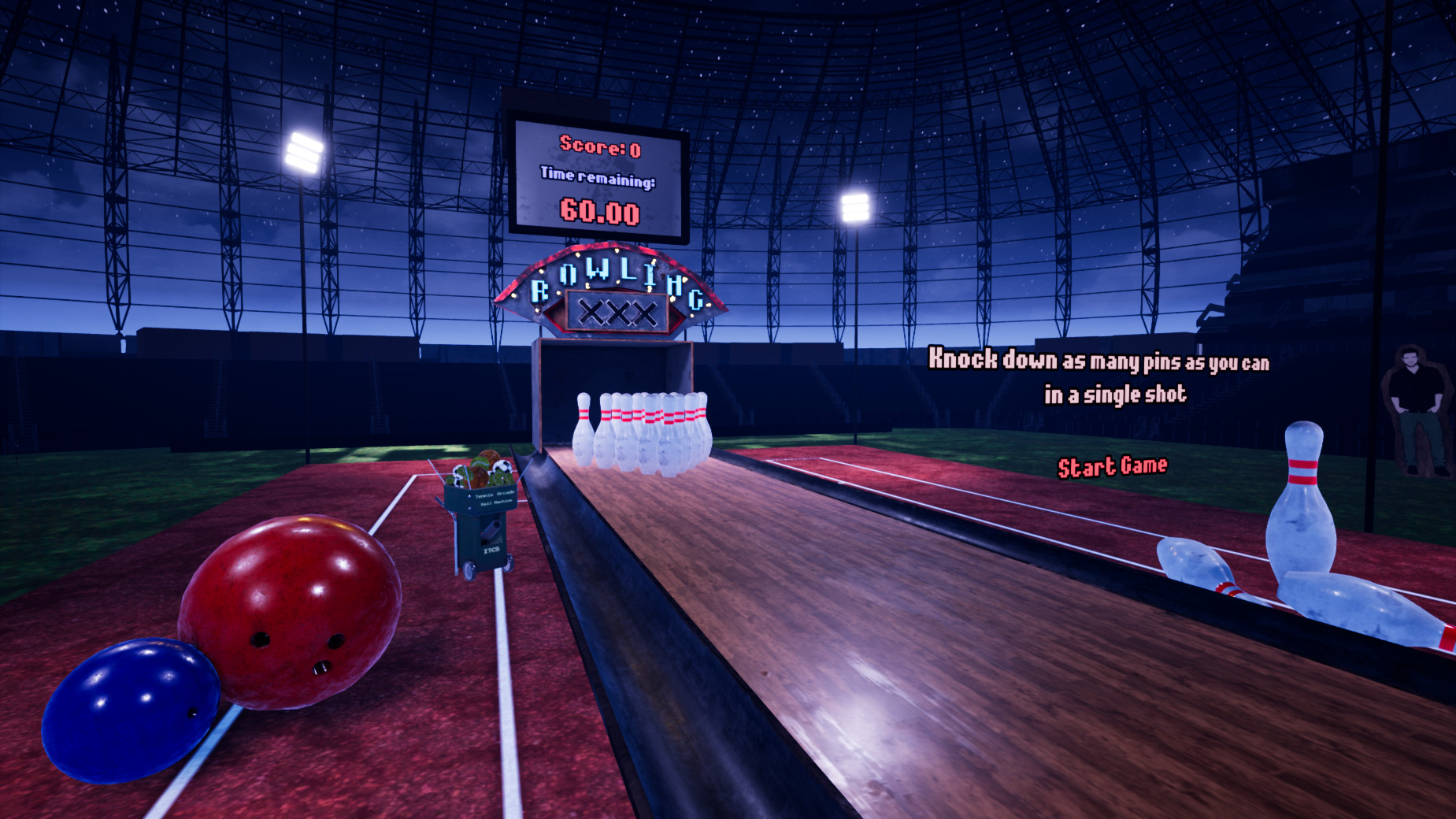 Скриншот: Tennis Arcade VR