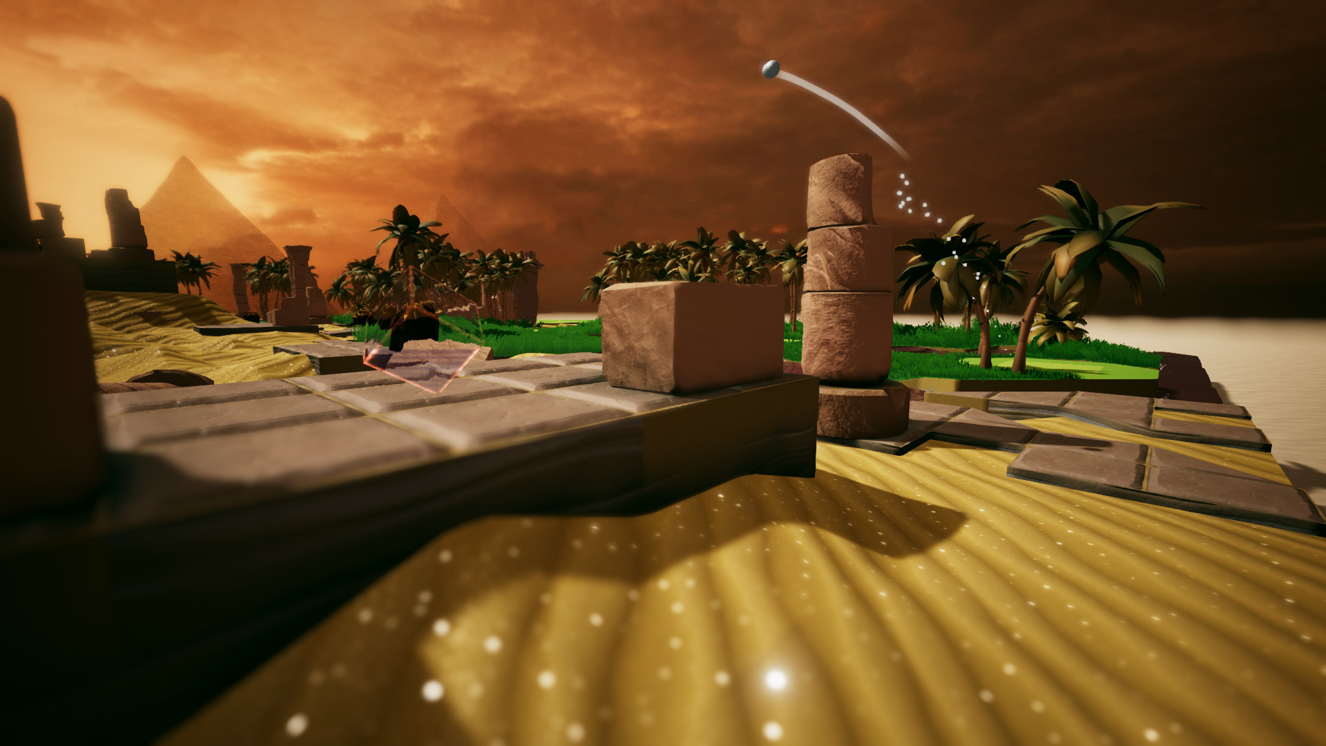 Скриншот: A Little Golf Journey