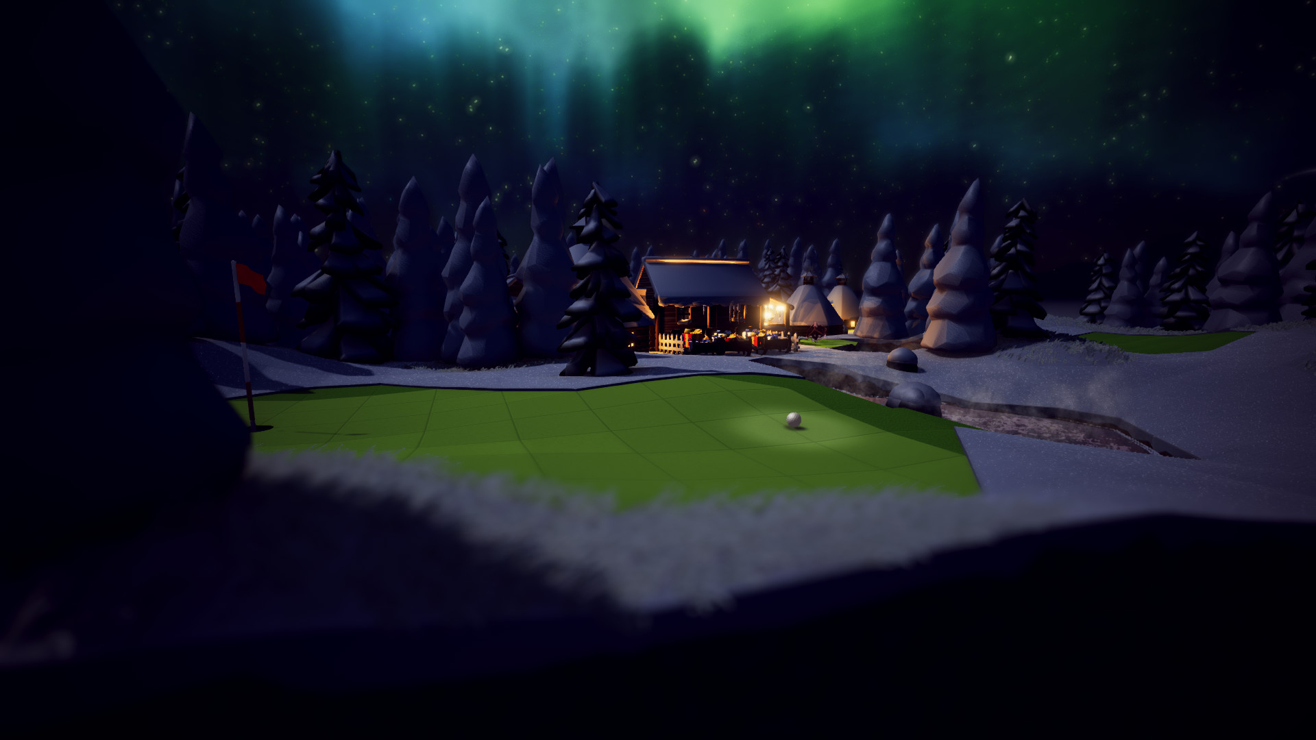 Скриншот: A Little Golf Journey