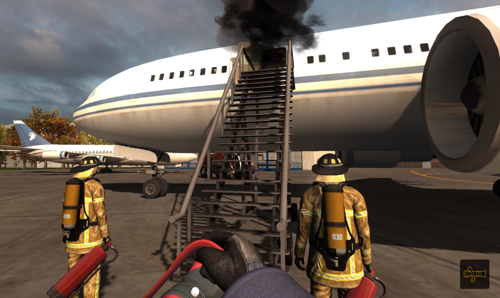 Скриншот: Airport Firefighters - The Simulation