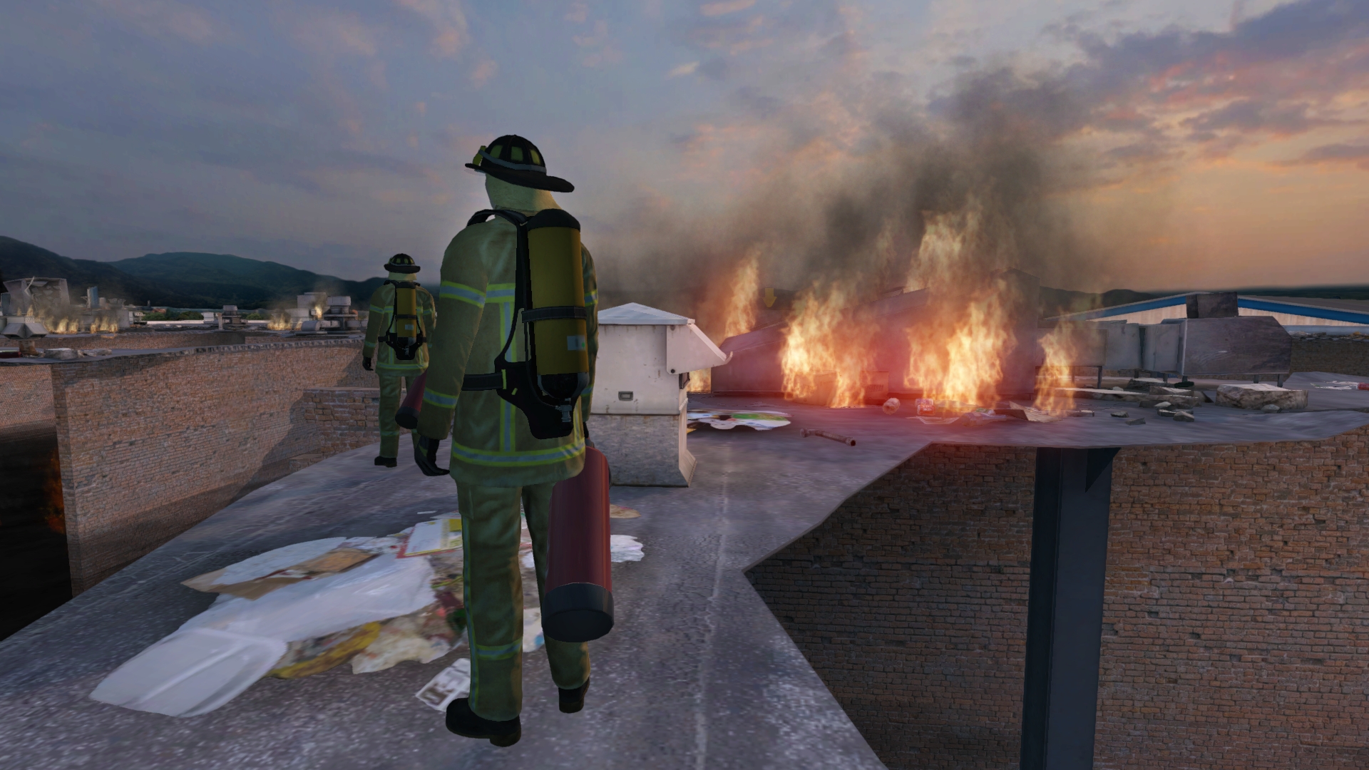 Скриншот: Airport Firefighters - The Simulation
