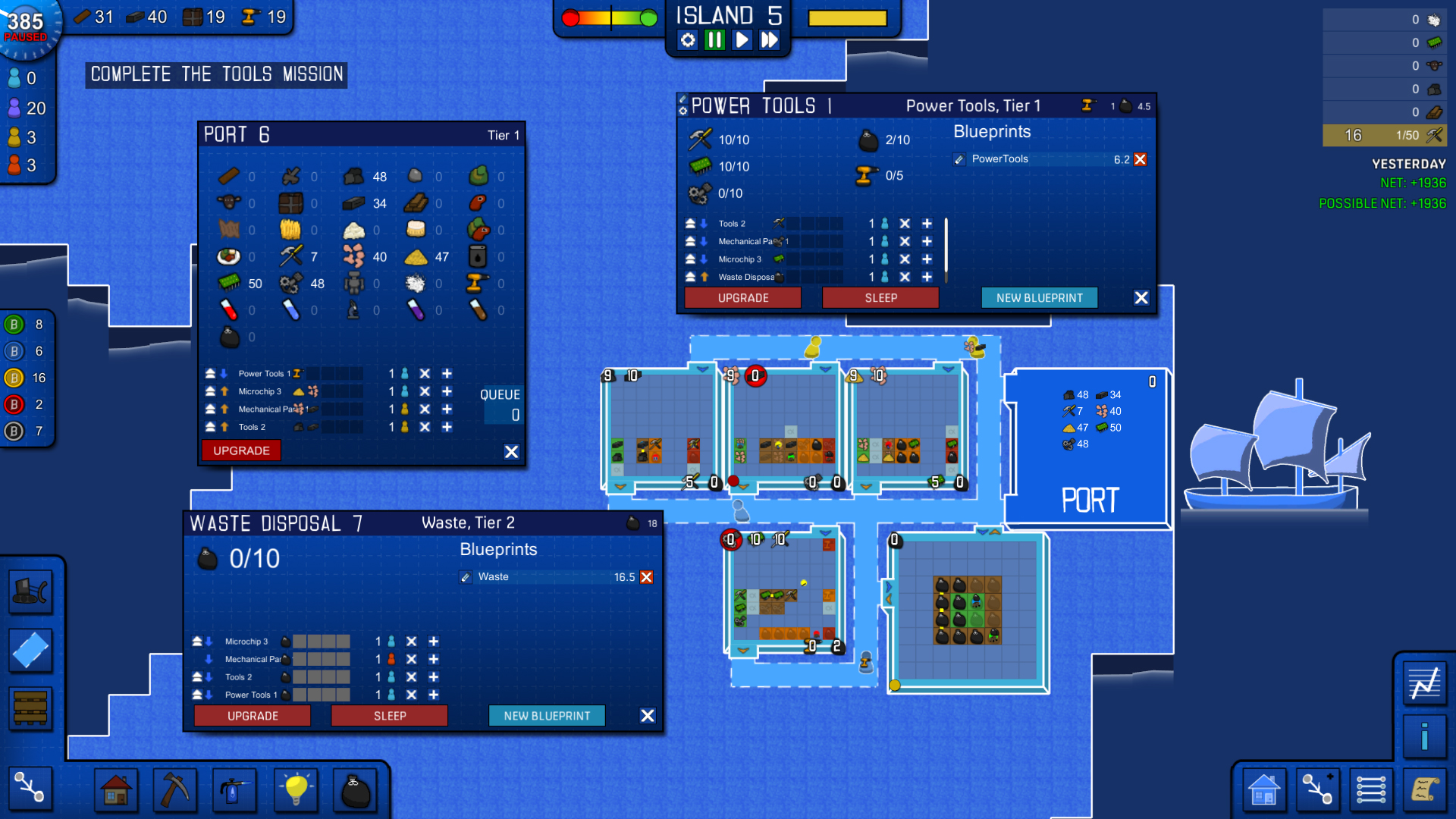 Скриншот: Blueprint Tycoon