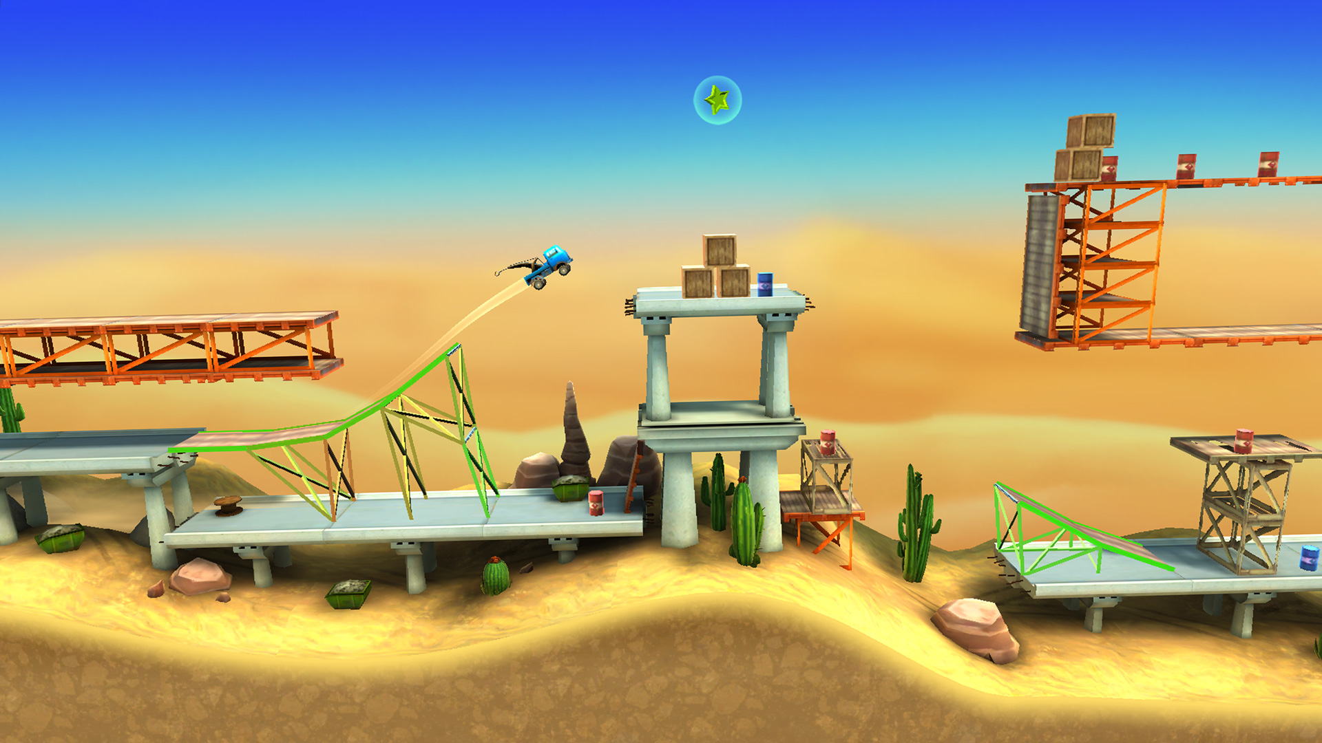 Скриншот: Bridge Constructor Stunts
