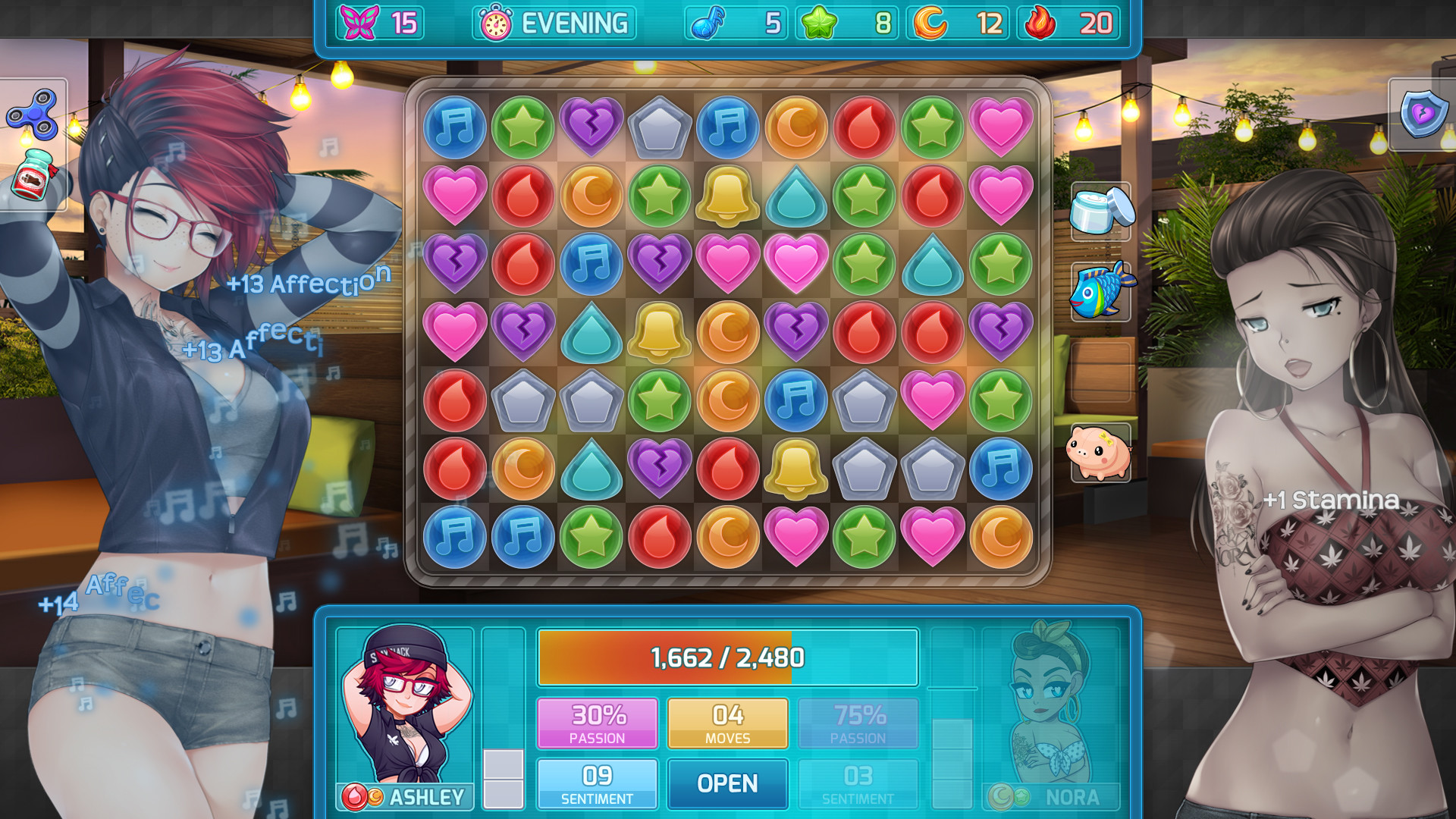 Скриншот: HuniePop 2: Double Date