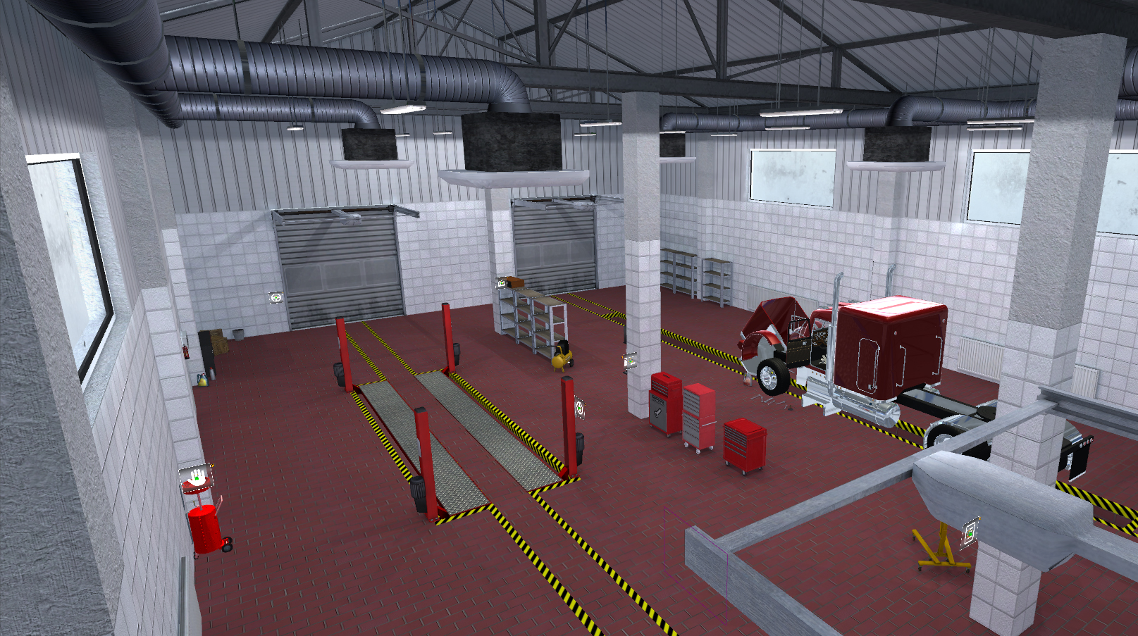 Скриншот: Truck Mechanic Simulator 2015