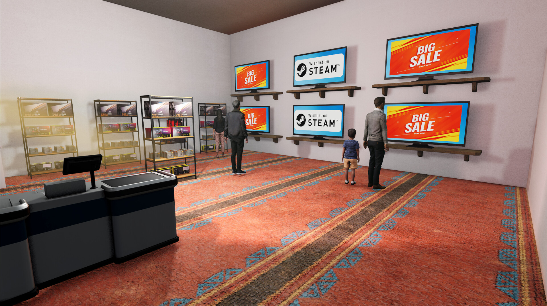 Скриншот: Tech Store Simulator