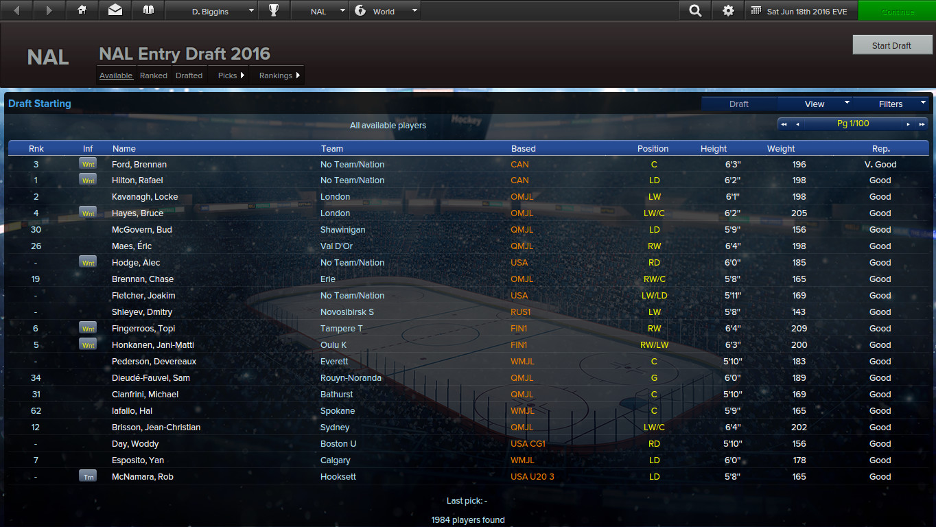 Скриншот: Eastside Hockey Manager