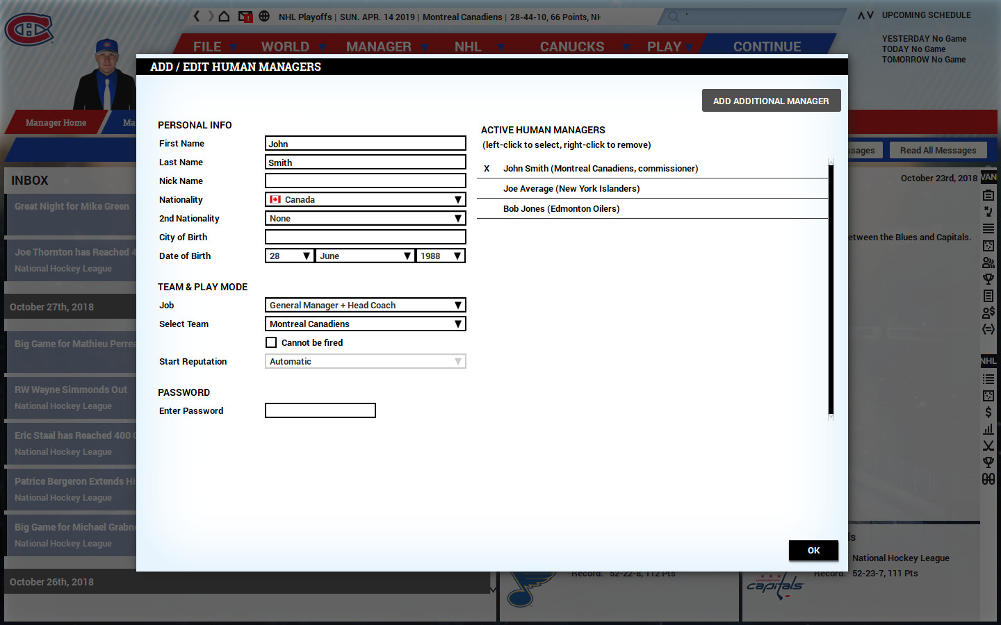 Скриншот: Franchise Hockey Manager 5