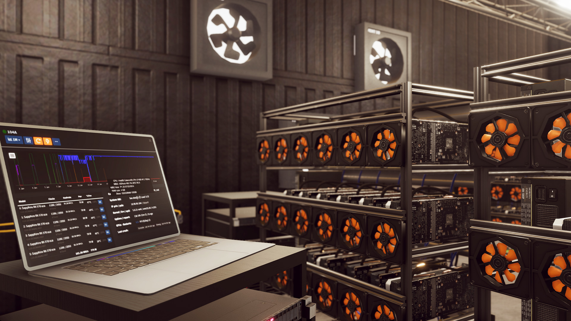 Скриншот: Crypto Mining Simulator